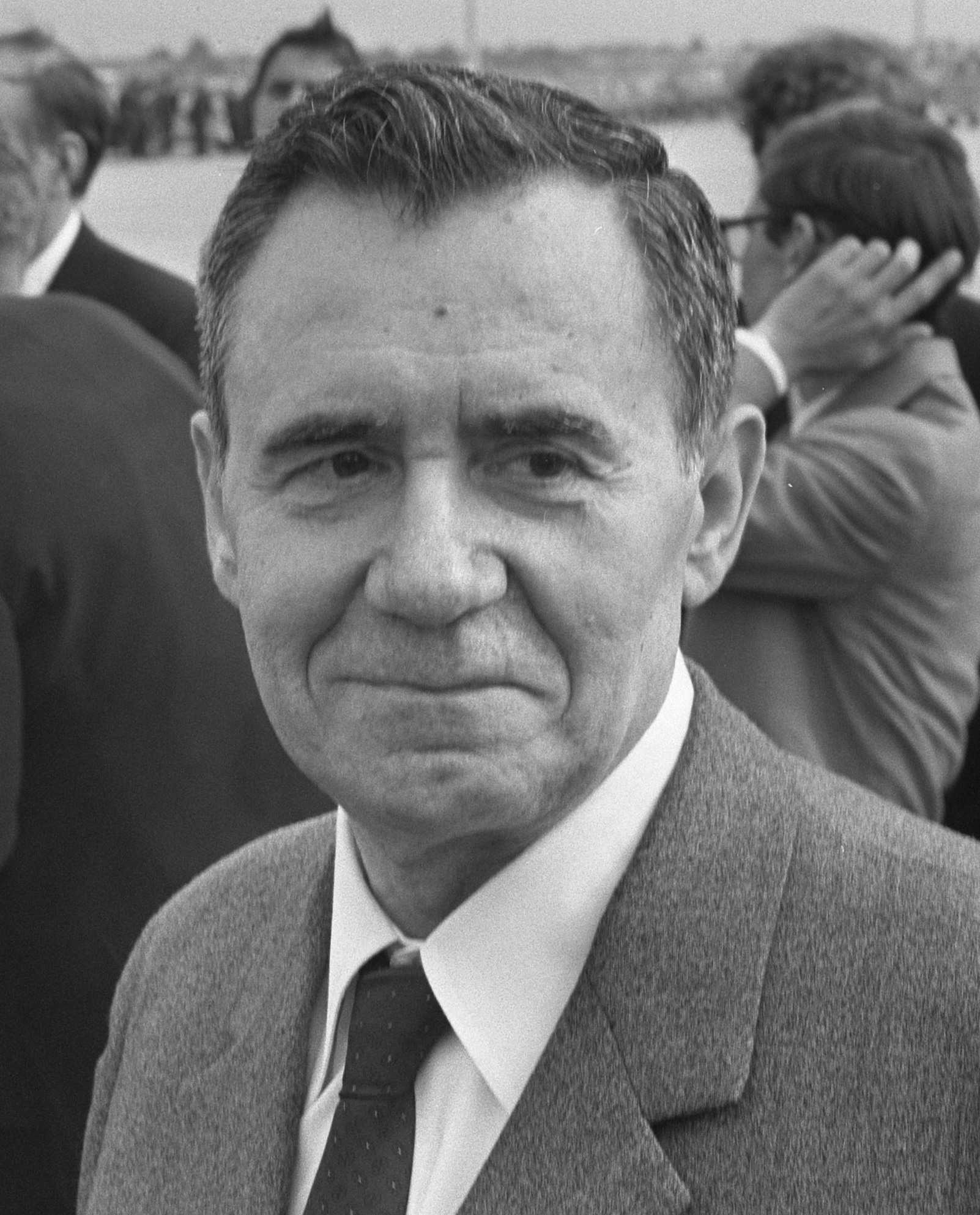 Black and white portrait of Andrei Gromyko