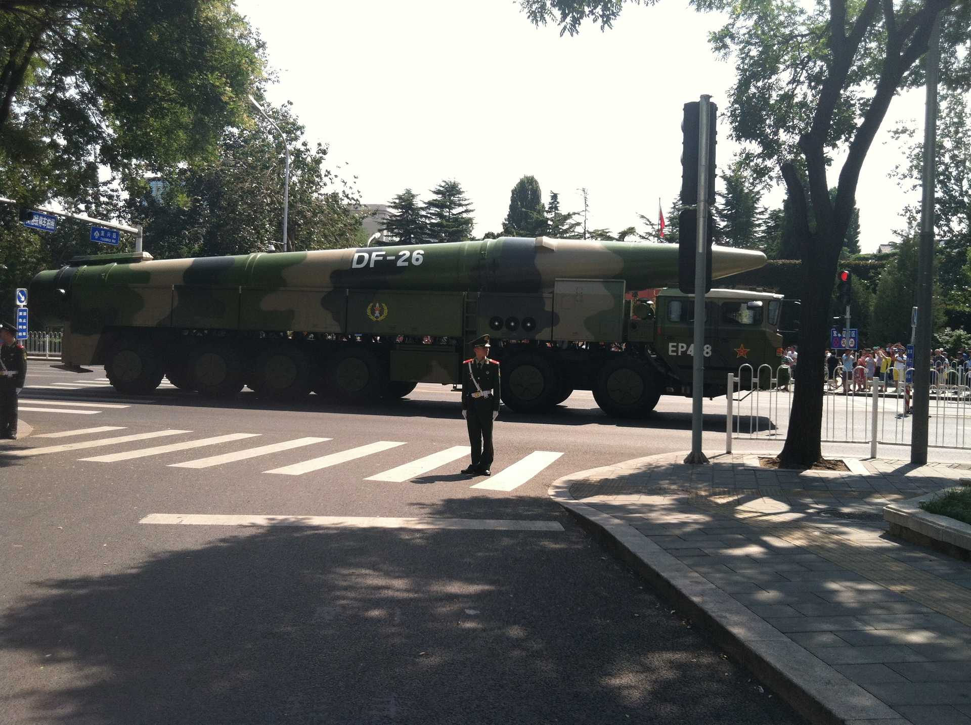 DF-21D as seen after the military parade held in Beijing 2015