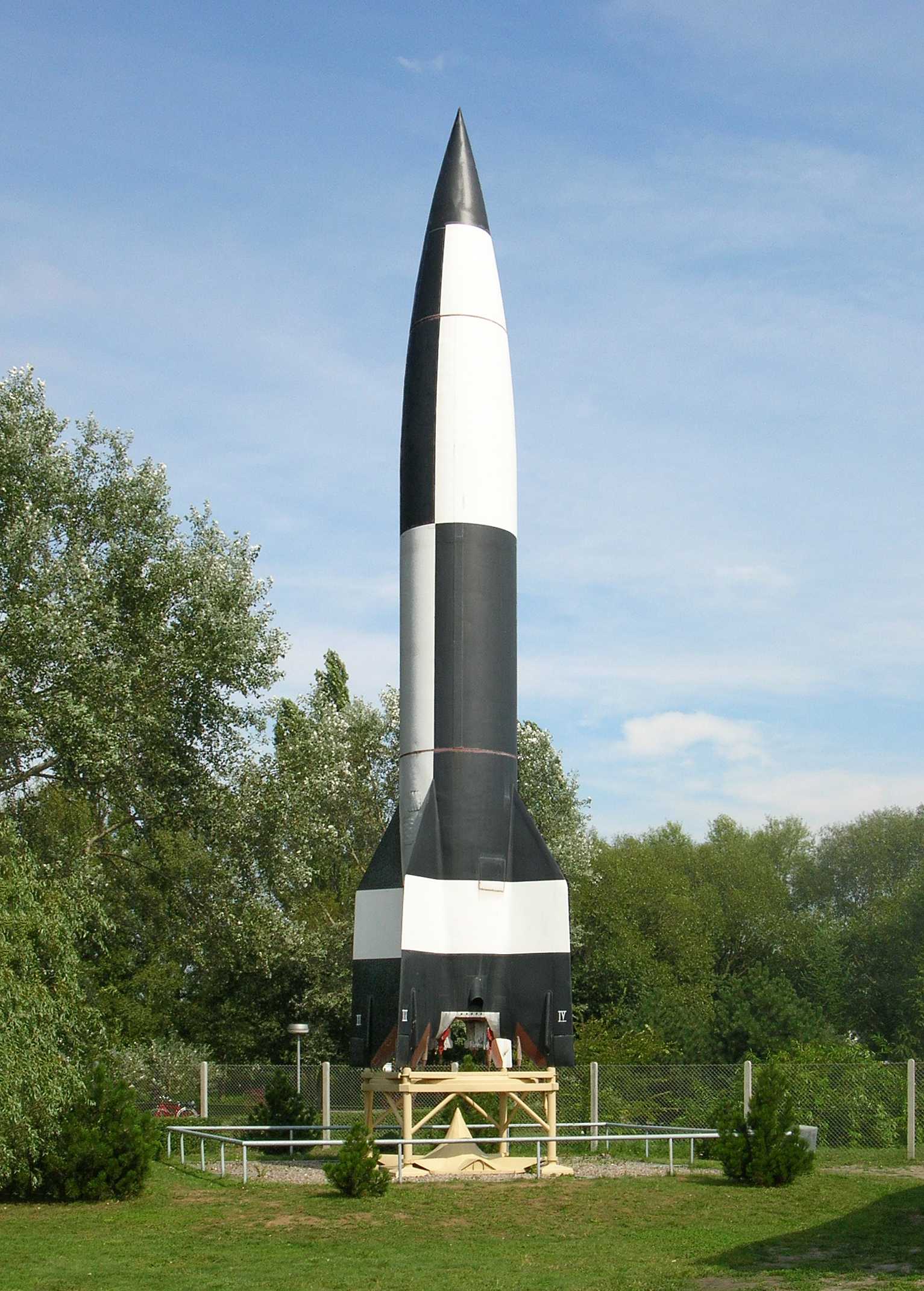 Replica of a V2 at the Peenemünde Museum