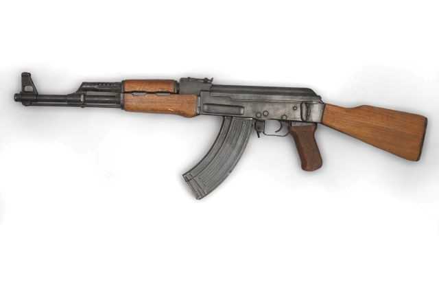 A photo of a AK-47 assault rifle