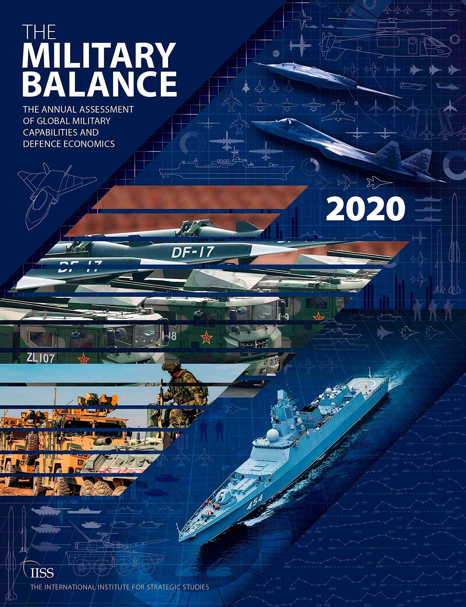 Cover reading: The Military Balance. The annual assessment of global military capabilities and defence economics. 2020. IISS The International Institute for strategic studies.