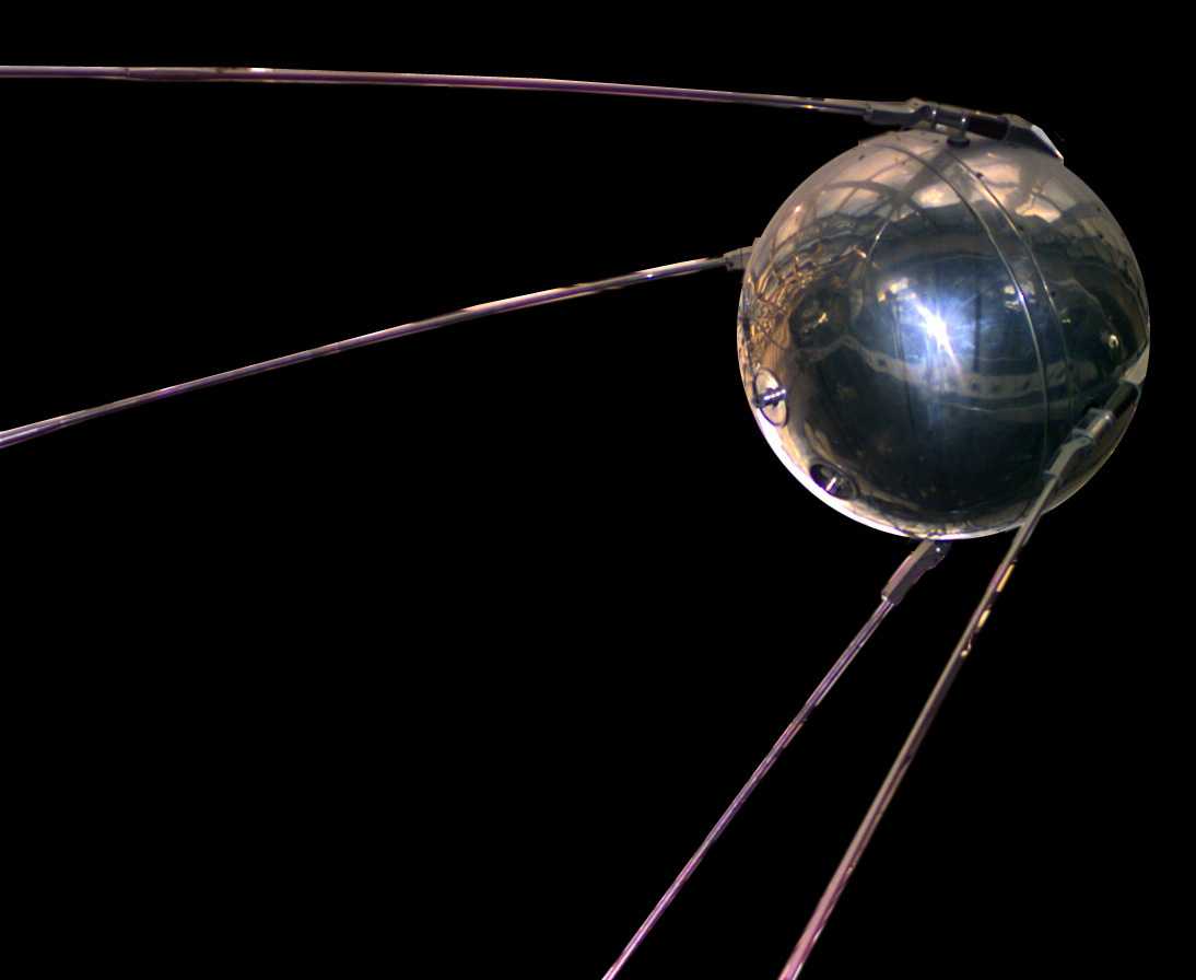 Replica of Sputnik 1, the first artificial satellite to reach outer space: The replica is stored at National Air and Space Museum of the United States, Washington D.C